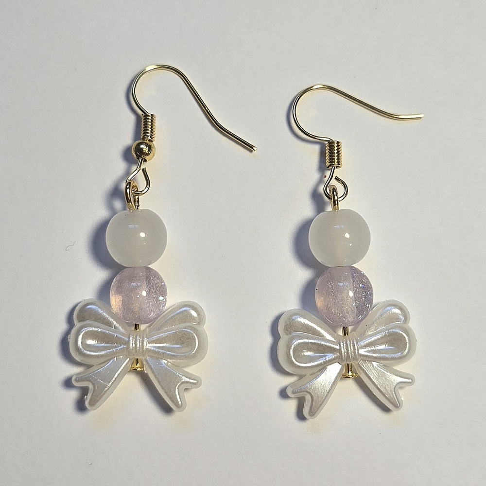 Handmade Bow Earrings